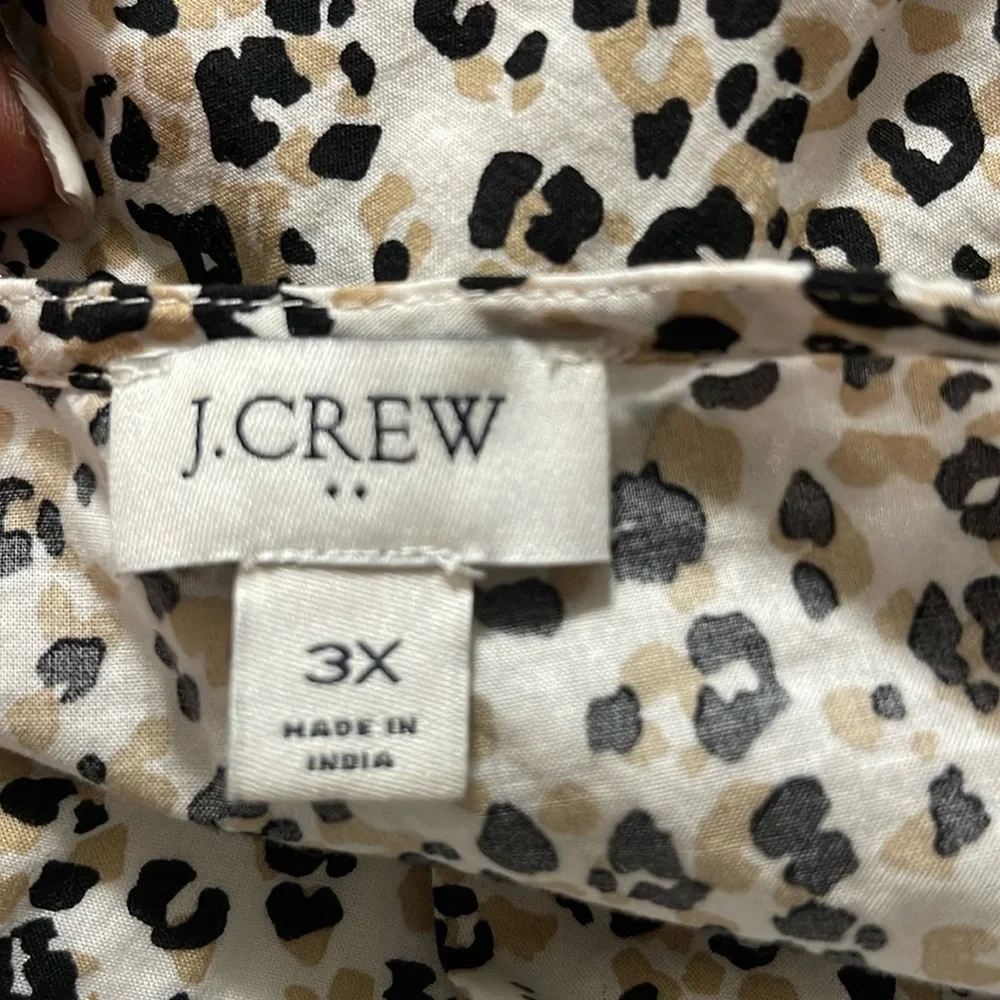 J. Crew Factory Black and White Midi Dress - Picture 4 of 7